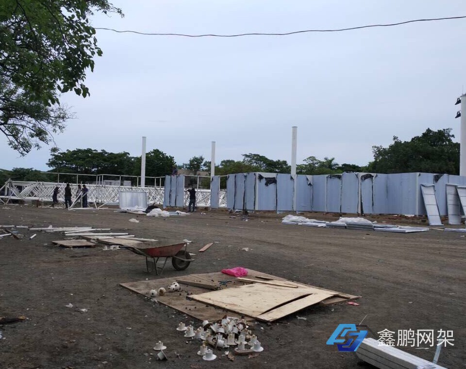 尼加拉瓜运动场网架及铝板幕墙